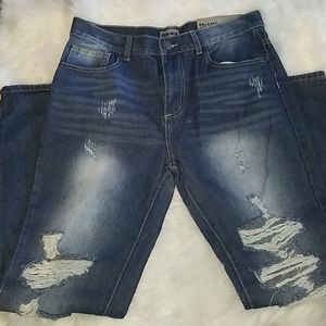 BLACK BRAND Premium Relaxed Straight Jeans